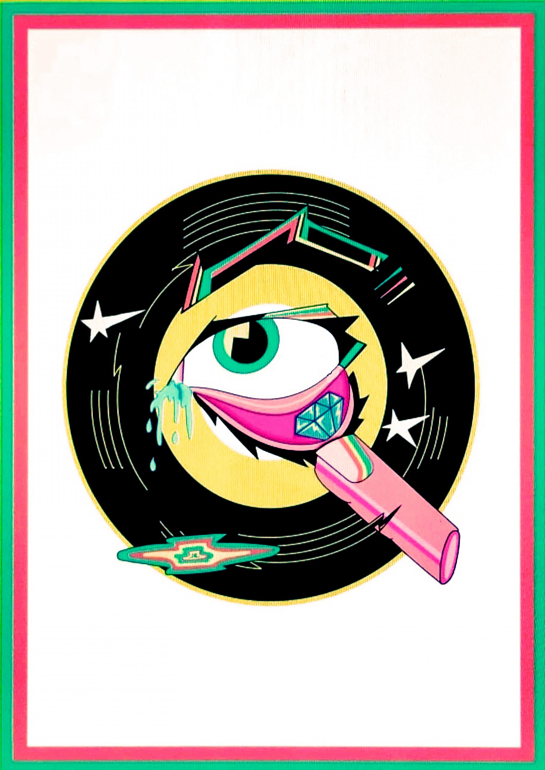 Lloro porque se me ha metido un diamante en el ojo. José Sánchez Escalona. Ilustrador.